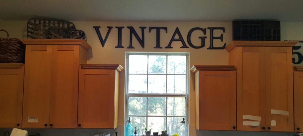 wood kitchen vintage before reno