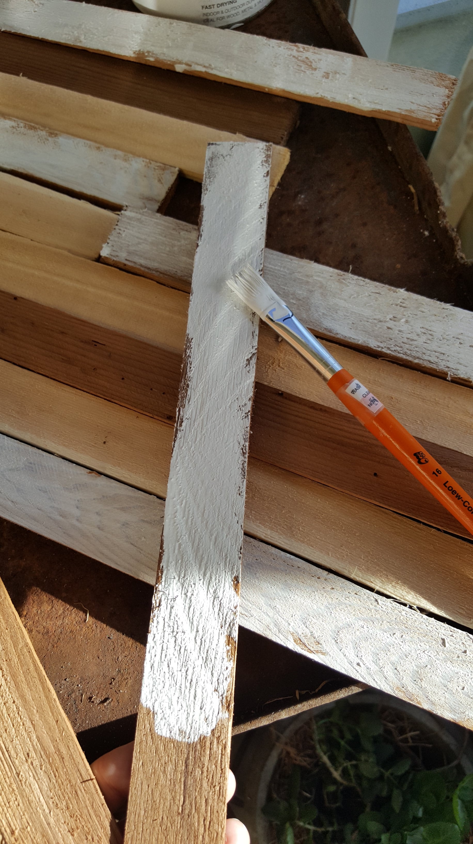 DIY Industrial Cart makeover wood white rustic glam 