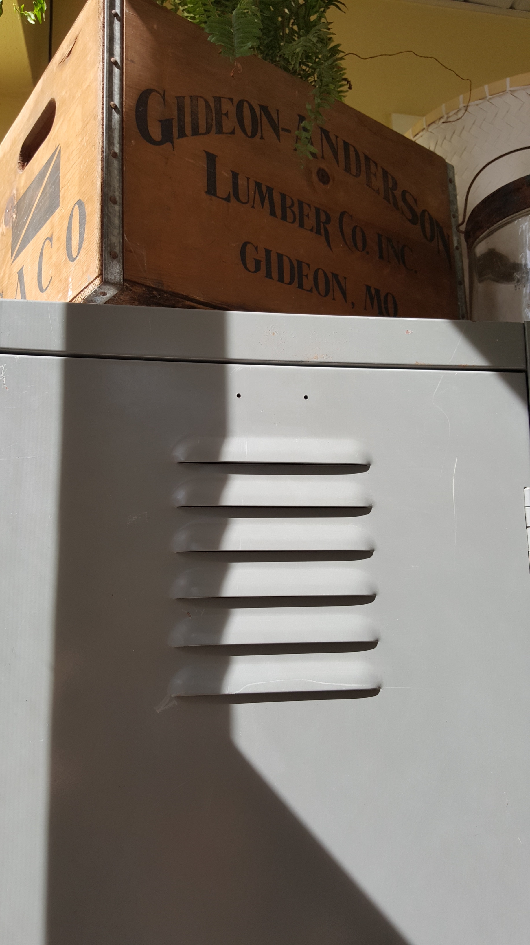 Vintage Lockers Porch Storage Gardening Country Rustic Makeover