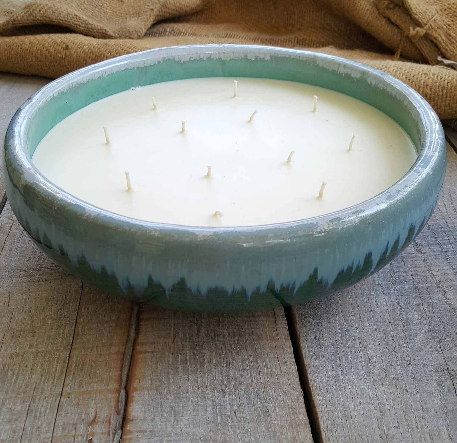 Soy Candle Pottery Flashpoint outdoor decor porch country rustic farmhouse