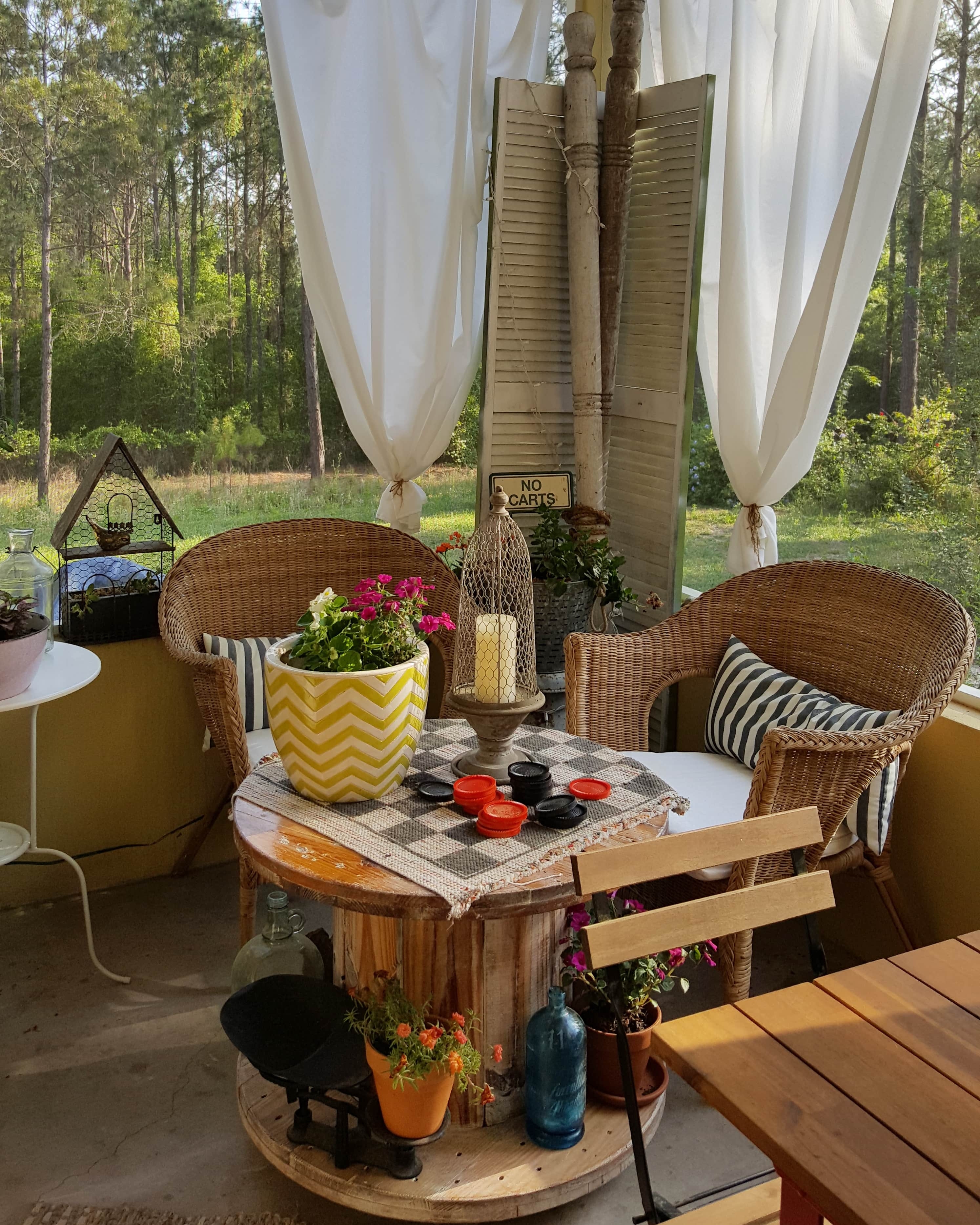 Country Decor Farmhouse Rustic Back Porch Outdoor space