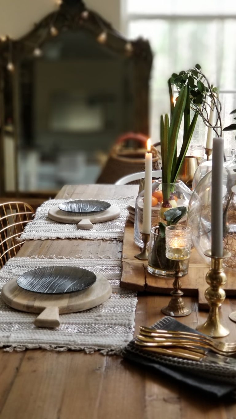 Style Your Dining Table with Natural Elements and Organic Decor for ...
