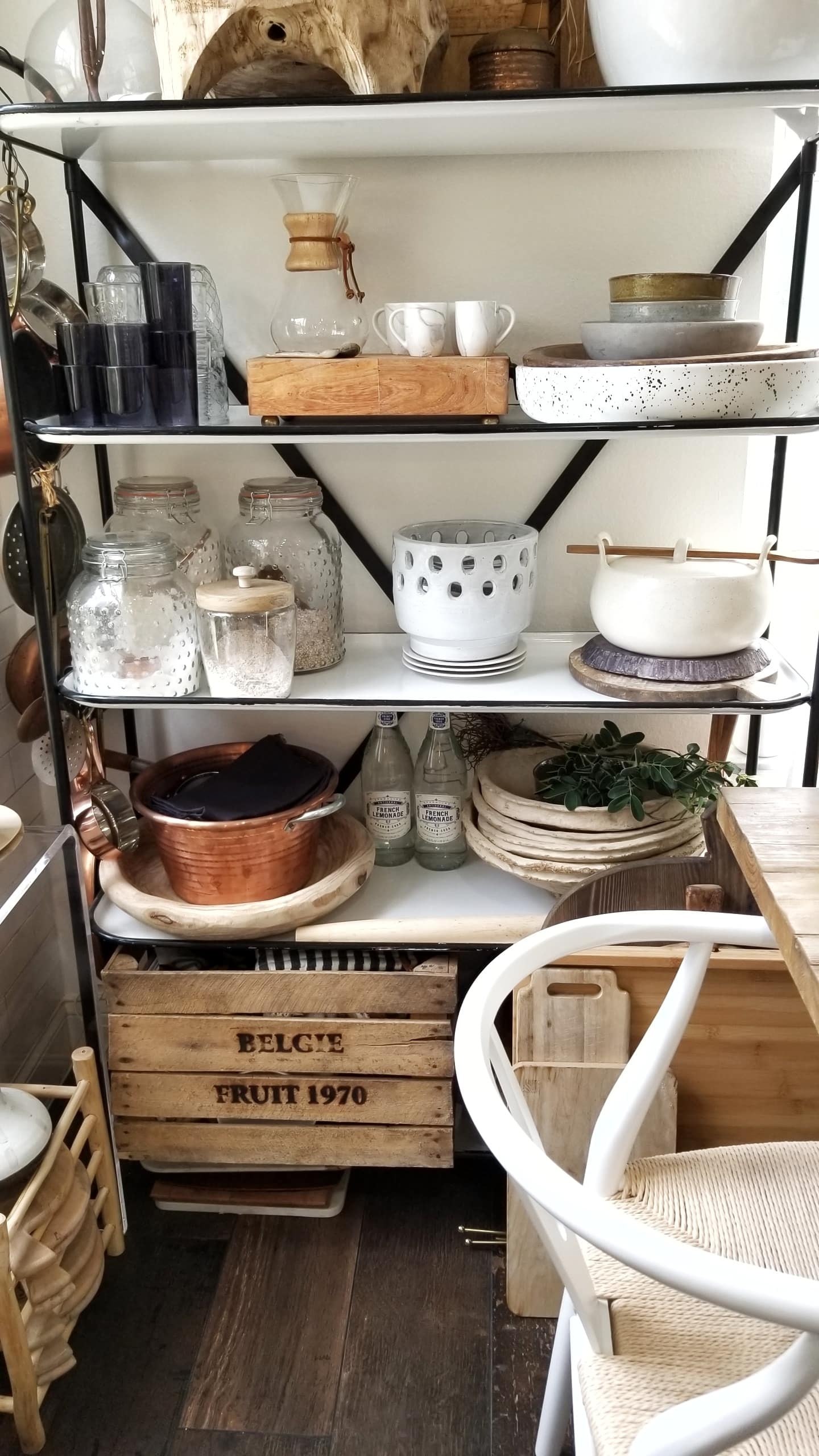 white kitchen organization storage tips and tricks makeover accessories cabinets fixerupper modern farmhouse industrial chic extra space storage diy open shelving kitchen island shelves coffee station 